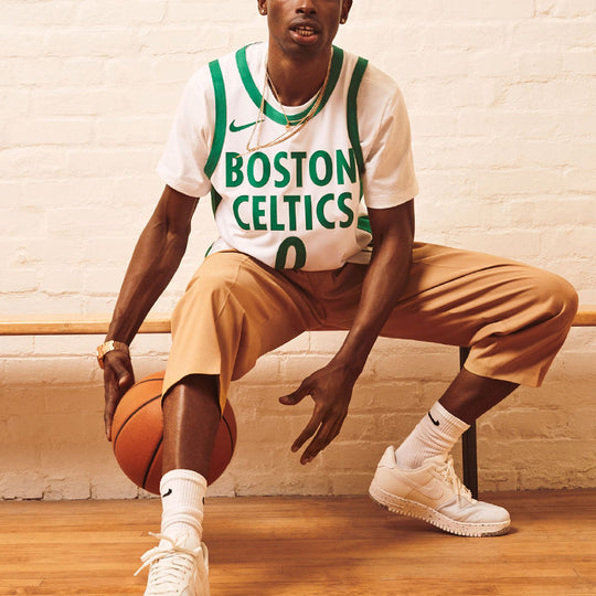 Boston Celtics Jayson Tatum Fanatics Authentic White/Black Jordan Brand  Player-Worn Shoes from the 2020-21 NBA Season